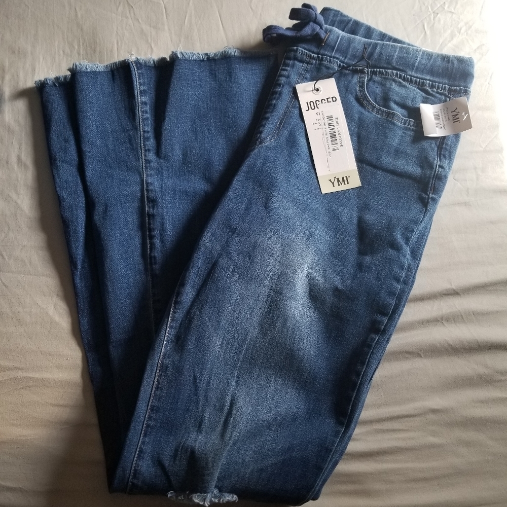 NWT Ymi jogger jeans size L
